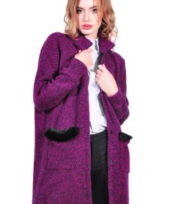 Cardigan de dama, roz