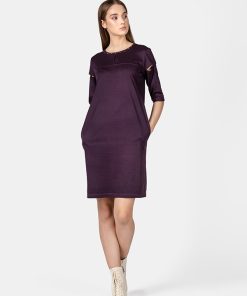 Rochie dama RVL - mov inchis