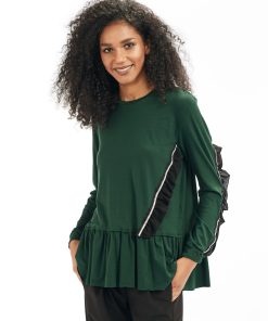 Bluza dama verde inchis