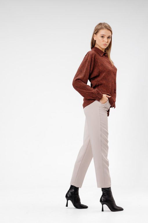 Pantalon elegant gri RVL