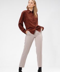 Pantalon elegant gri RVL