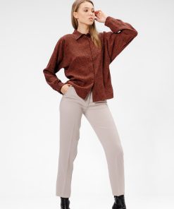 Pantalon elegant gri RVL