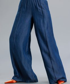 Pantalon larg din denim RVL