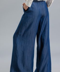 Pantalon larg din denim RVL