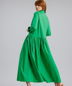 Rochie lunga, verde RVL