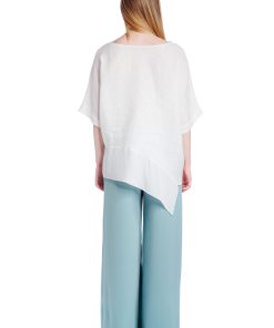 Bluza alba oversize din in RVL